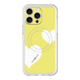 スリムプロテクションプレミアムケース with MagSafe［ Two Hearts - Yellow ］