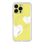 スリムプロテクションプレミアムケース with MagSafe［ Two Hearts - Yellow ］