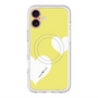 スリムプロテクションプレミアムケース with MagSafe［ Two Hearts - Yellow ］
