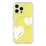 スリムプロテクションプレミアムケース with MagSafe［ Two Hearts - Yellow ］