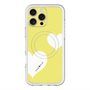 スリムプロテクションプレミアムケース with MagSafe［ Two Hearts - Yellow ］