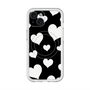 スリムプロテクションプレミアムケース with MagSafe［ Dot Hearts - Black ］