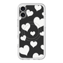 スリムプロテクションプレミアムケース with MagSafe［ Dot Hearts - Black ］