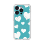 スリムプロテクションプレミアムケース with MagSafe［ Dot Hearts - Blue ］