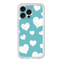 スリムプロテクションプレミアムケース with MagSafe［ Dot Hearts - Blue ］