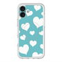 スリムプロテクションプレミアムケース with MagSafe［ Dot Hearts - Blue ］