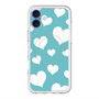 スリムプロテクションプレミアムケース with MagSafe［ Dot Hearts - Blue ］