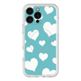 スリムプロテクションプレミアムケース with MagSafe［ Dot Hearts - Blue ］