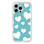 スリムプロテクションプレミアムケース with MagSafe［ Dot Hearts - Blue ］