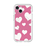 スリムプロテクションプレミアムケース with MagSafe［ Dot Hearts - Pink ］