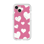 スリムプロテクションプレミアムケース with MagSafe［ Dot Hearts - Pink ］