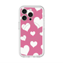 スリムプロテクションプレミアムケース with MagSafe［ Dot Hearts - Pink ］