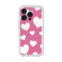 スリムプロテクションプレミアムケース with MagSafe［ Dot Hearts - Pink ］