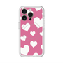 スリムプロテクションプレミアムケース with MagSafe［ Dot Hearts - Pink ］