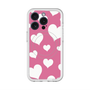 スリムプロテクションプレミアムケース with MagSafe［ Dot Hearts - Pink ］