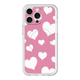 スリムプロテクションプレミアムケース with MagSafe［ Dot Hearts - Pink ］