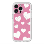 スリムプロテクションプレミアムケース with MagSafe［ Dot Hearts - Pink ］