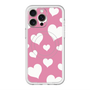 スリムプロテクションプレミアムケース with MagSafe［ Dot Hearts - Pink ］