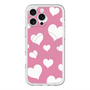 スリムプロテクションプレミアムケース with MagSafe［ Dot Hearts - Pink ］