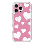 スリムプロテクションプレミアムケース with MagSafe［ Dot Hearts - Pink ］