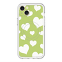 スリムプロテクションプレミアムケース with MagSafe［ Dot Hearts - Green ］