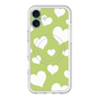 スリムプロテクションプレミアムケース with MagSafe［ Dot Hearts - Green ］