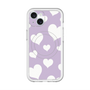 スリムプロテクションプレミアムケース with MagSafe［ Dot Hearts - Purple ］
