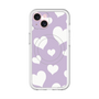 スリムプロテクションプレミアムケース with MagSafe［ Dot Hearts - Purple ］
