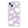 スリムプロテクションプレミアムケース with MagSafe［ Dot Hearts - Purple ］