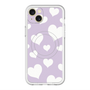 スリムプロテクションプレミアムケース with MagSafe［ Dot Hearts - Purple ］