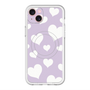 スリムプロテクションプレミアムケース with MagSafe［ Dot Hearts - Purple ］