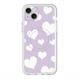 スリムプロテクションプレミアムケース with MagSafe［ Dot Hearts - Purple ］
