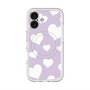 スリムプロテクションプレミアムケース with MagSafe［ Dot Hearts - Purple ］