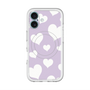 スリムプロテクションプレミアムケース with MagSafe［ Dot Hearts - Purple ］