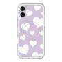 スリムプロテクションプレミアムケース with MagSafe［ Dot Hearts - Purple ］