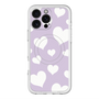スリムプロテクションプレミアムケース with MagSafe［ Dot Hearts - Purple ］
