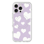 スリムプロテクションプレミアムケース with MagSafe［ Dot Hearts - Purple ］