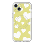 スリムプロテクションプレミアムケース with MagSafe［ Dot Hearts - Yellow ］