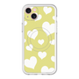 スリムプロテクションプレミアムケース with MagSafe［ Dot Hearts - Yellow ］