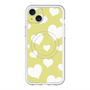 スリムプロテクションプレミアムケース with MagSafe［ Dot Hearts - Yellow ］