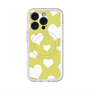 スリムプロテクションプレミアムケース with MagSafe［ Dot Hearts - Yellow ］