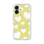 スリムプロテクションプレミアムケース with MagSafe［ Dot Hearts - Yellow ］