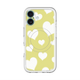スリムプロテクションプレミアムケース with MagSafe［ Dot Hearts - Yellow ］