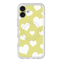 スリムプロテクションプレミアムケース with MagSafe［ Dot Hearts - Yellow ］