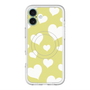 スリムプロテクションプレミアムケース with MagSafe［ Dot Hearts - Yellow ］