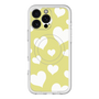 スリムプロテクションプレミアムケース with MagSafe［ Dot Hearts - Yellow ］