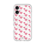 スリムプロテクションプレミアムケース with MagSafe［ Stripe Hearts - Pink ］