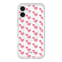 スリムプロテクションプレミアムケース with MagSafe［ Stripe Hearts - Pink ］
