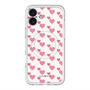 スリムプロテクションプレミアムケース with MagSafe［ Stripe Hearts - Pink ］