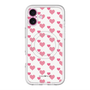 スリムプロテクションプレミアムケース with MagSafe［ Stripe Hearts - Pink ］